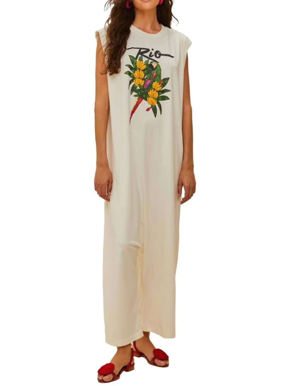 NWT Farm Rio Rio Macaw Jumpsuit